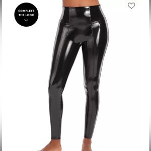 SPANXshape™ Faux Leather Patent Leggings